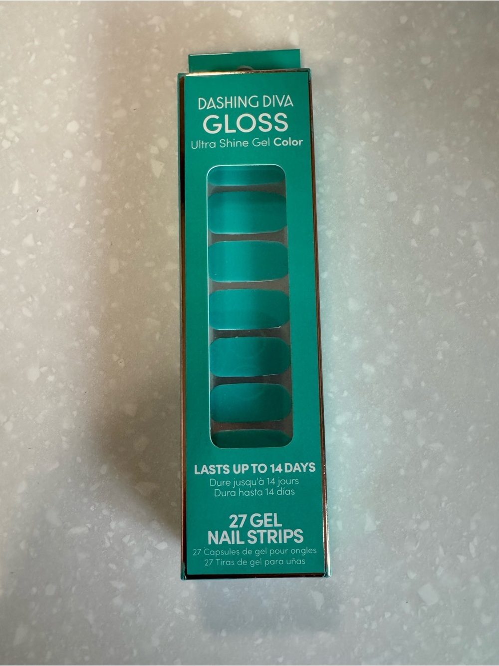 Gloss Ultra Shine Gel Nail Strips - Teal